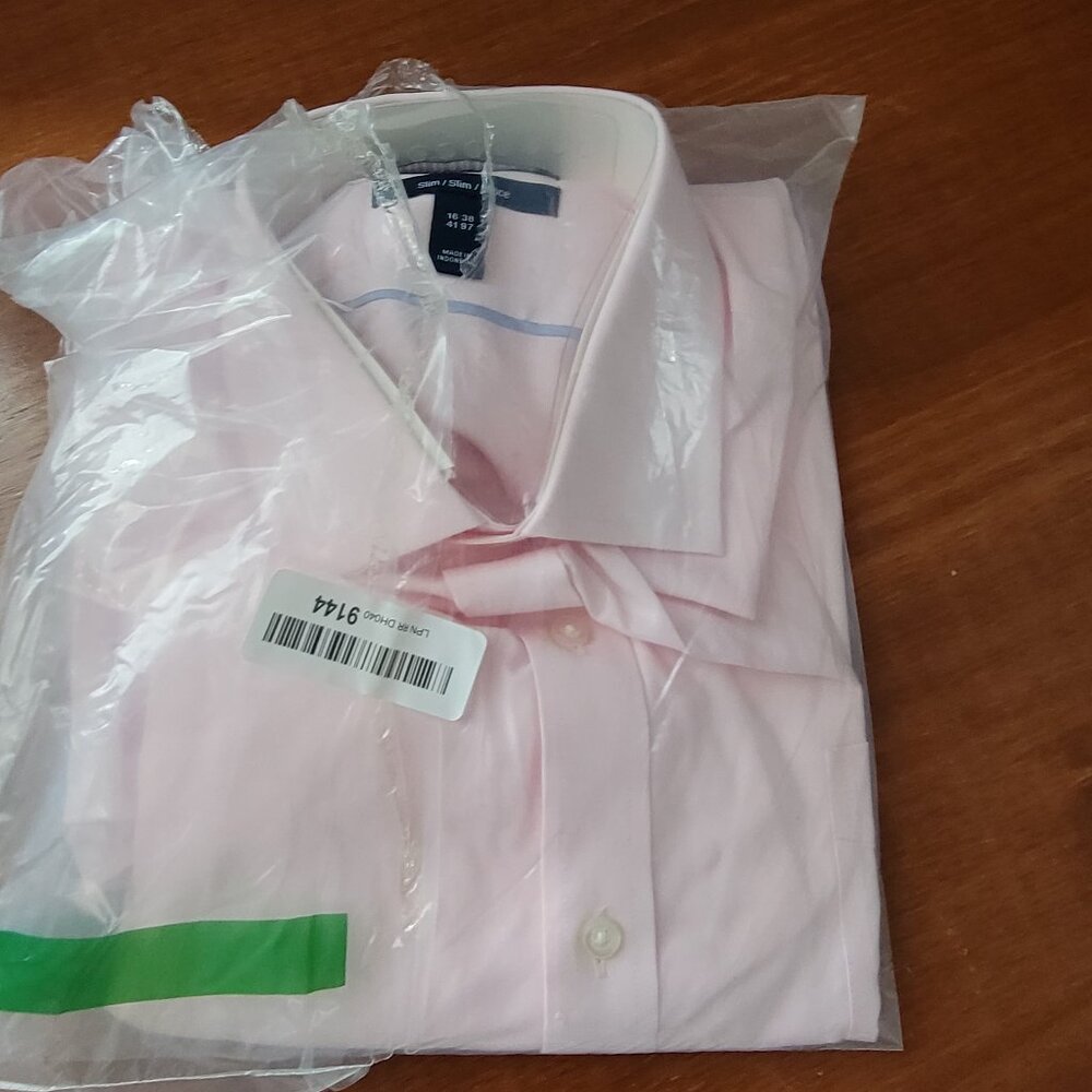 Buttoned Down Men's Long Sleeve Pink Dress Shirt Amazon's Brand - Picture 5 of 5